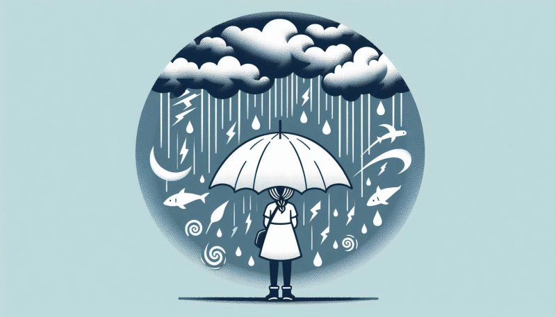 状況で意味が変わる!ゲリラ豪雨にあう夢のシチュエーション別診断