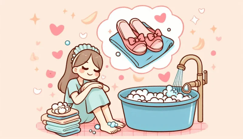 スリッパを洗う夢の夢占い