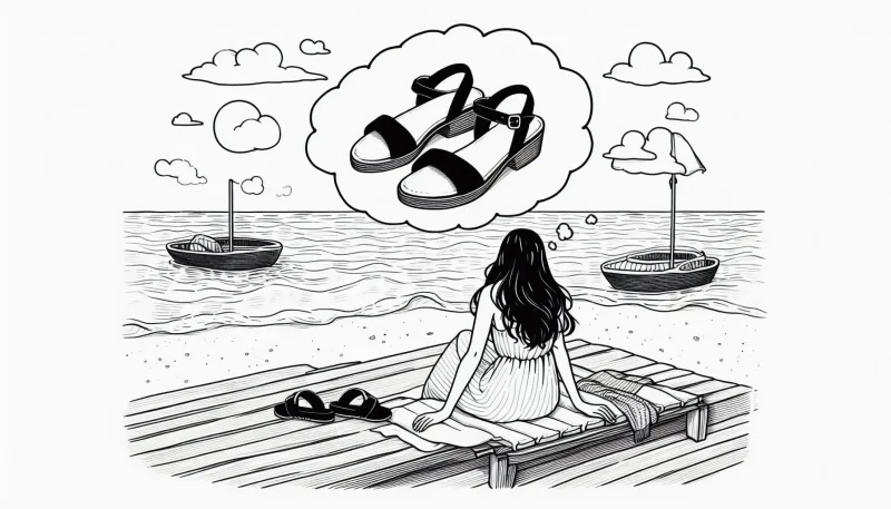 サンダルを盗まれる夢の夢占い