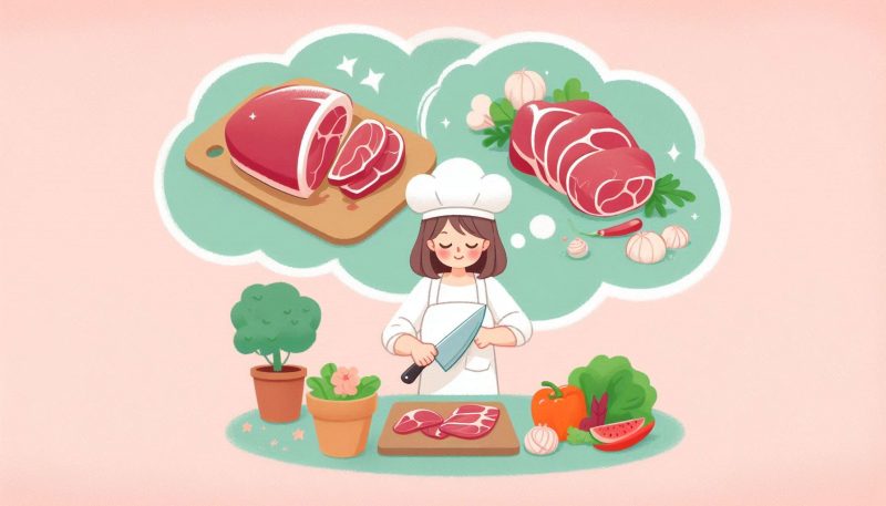 夢占いにおける「生肉」と「切る」行為の基本的な意味