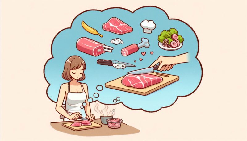 【状況別】夢占いで「生肉を切る夢」のメッセージをさらに詳しく診断