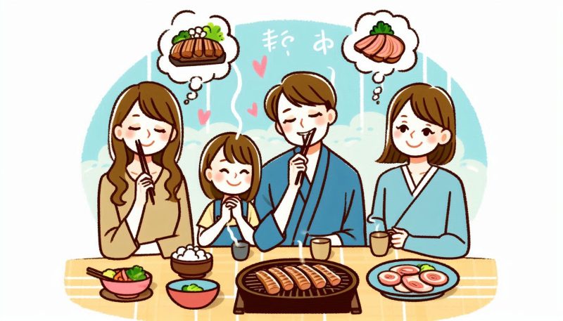 焼肉を家族で食べる夢が示す幸運のサイン