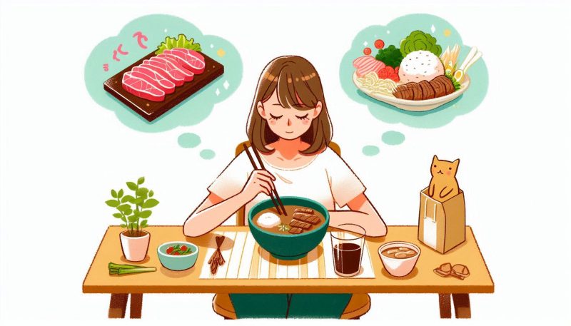 牛丼を食べる夢が示す基本的な意味とは?