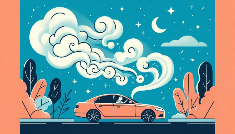 車から煙が出る夢が持つ基本的なスピリチュアルな意味