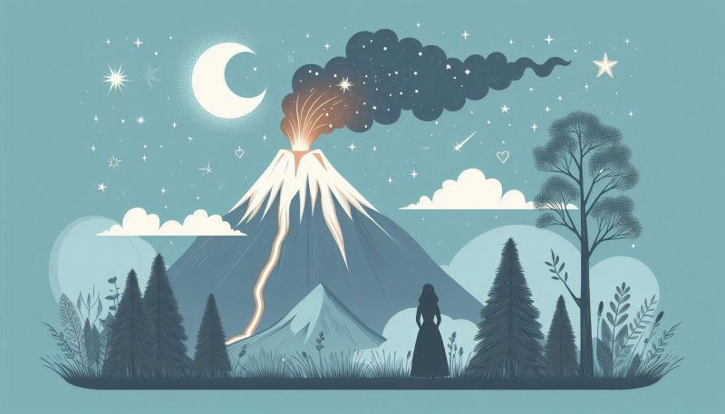 状況で意味が変わる!山が噴火して逃げる夢のシーン別夢占い