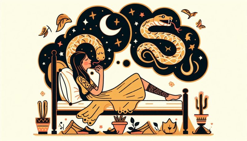 蛇を飲み込む夢の夢占い