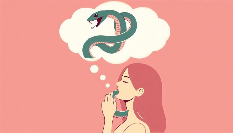 蛇を飲み込む夢の基本的な意味とは?蛇と飲み込む行為の象徴