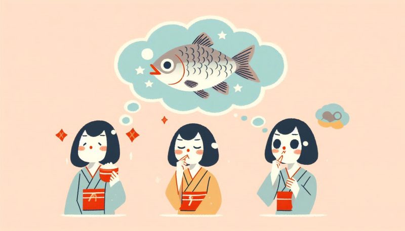 魚を飲み込む夢の夢占い