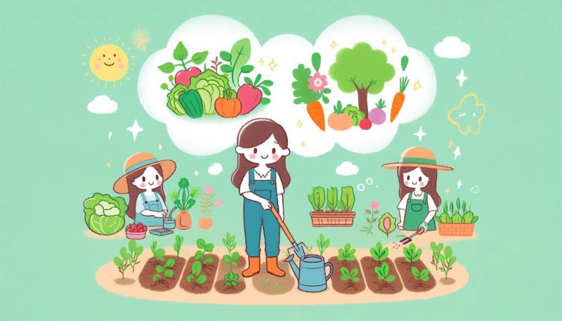 野菜を育てる夢の夢占い