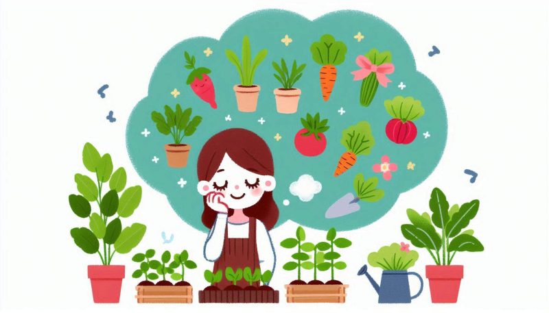 夢占いで野菜を育てる夢が象徴するもの