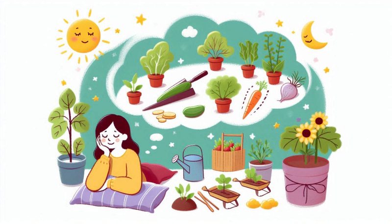 幸運の訪れ!夢占いで野菜を育てる夢が示す良い暗示
