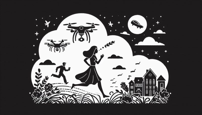 ドローンに追いかけられる夢は警告夢？ストレスや不安のサイン