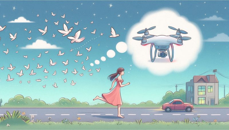 ドローンに追いかけられる夢のシチュエーション別夢占い