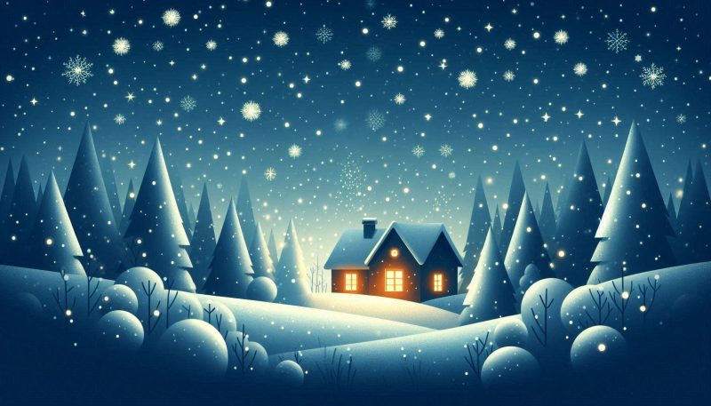 夜に雪が降る夢が伝える注意点!孤独や隠し事の暗示