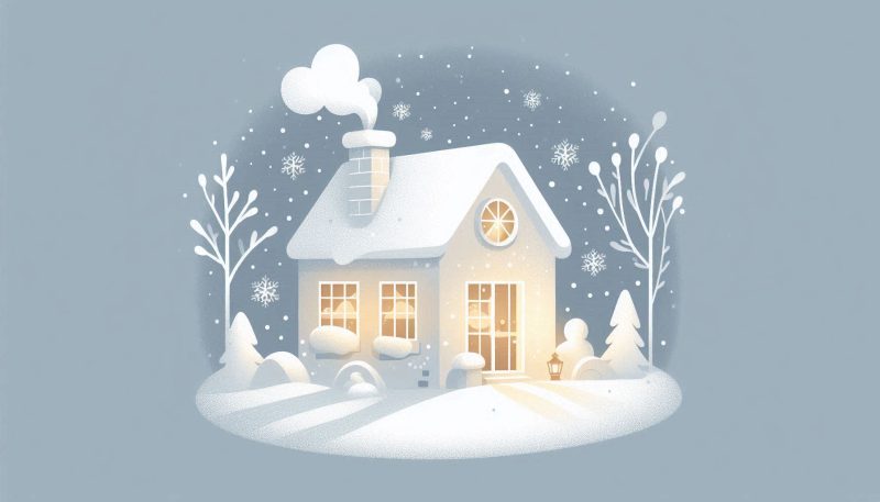 家の中に雪が降る夢が伝える注意点