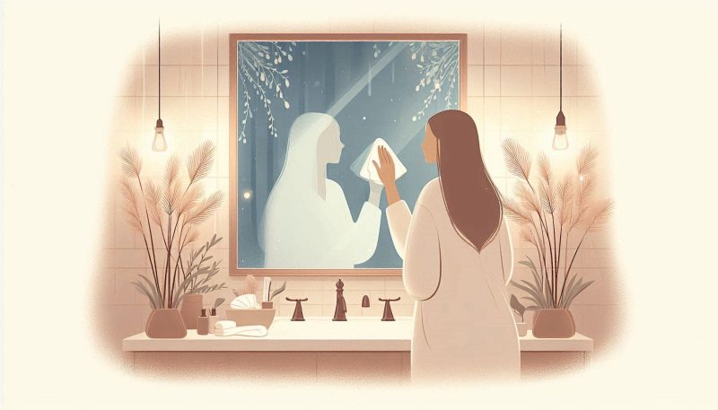 鏡を拭く夢の夢占い