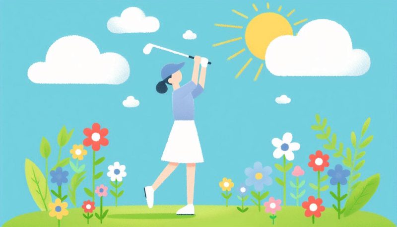 ゴルフの練習をする夢がもたらす幸運のサイン！