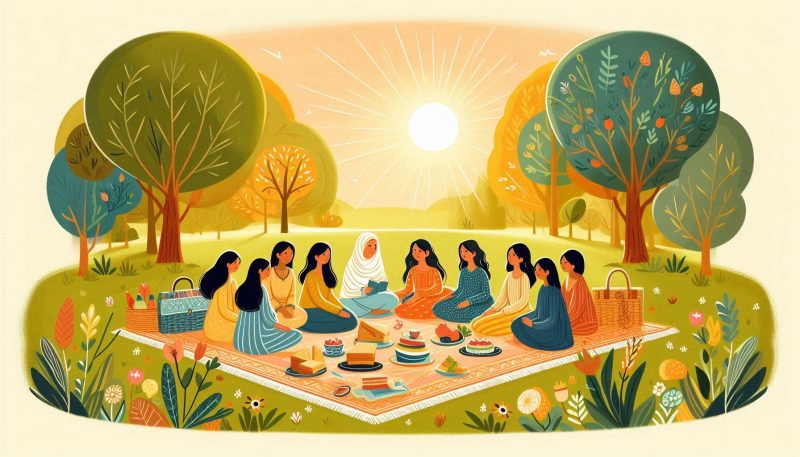 ピクニックに行く夢の夢占い