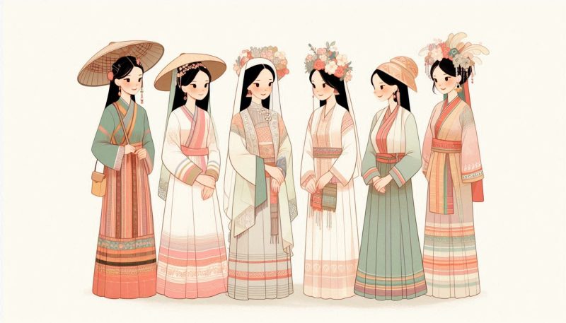 民族衣装を着る夢の夢占い